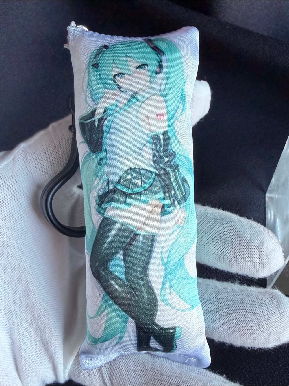 Handmade Anime Miku Hatsune Vocaloid Body Plush Keychain